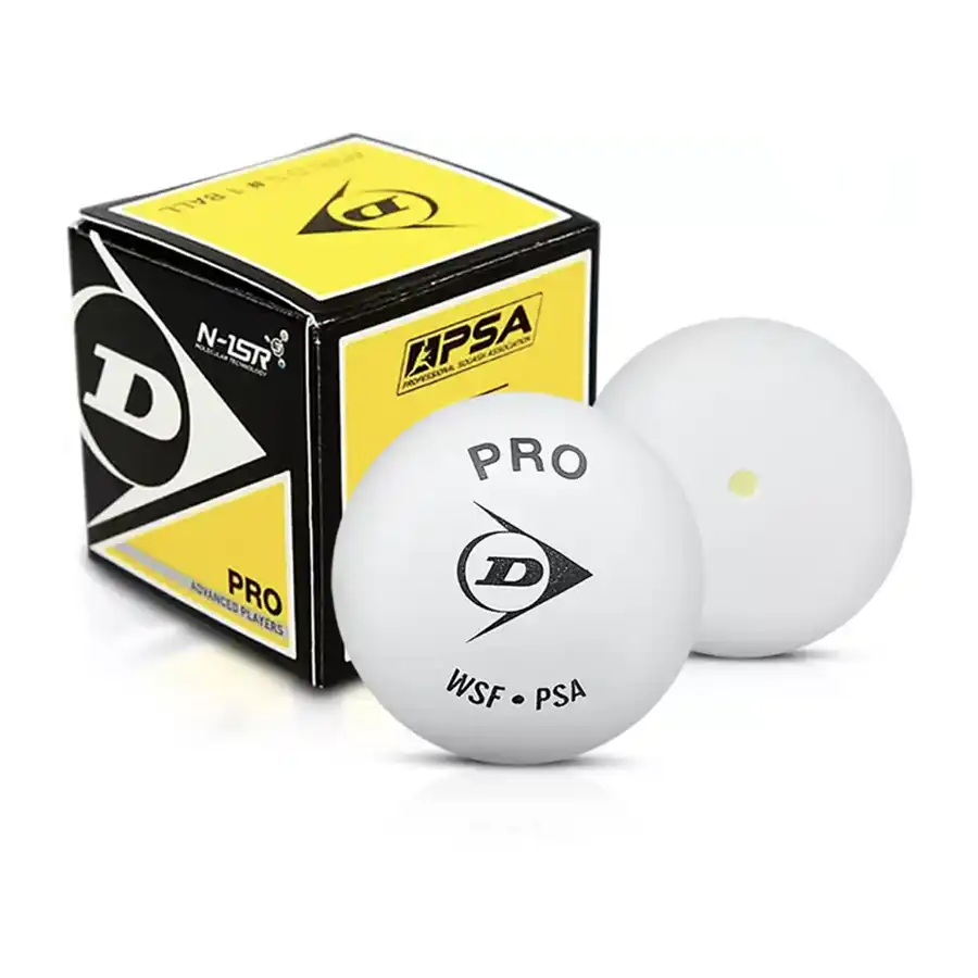 Dunlop Pro Single Dot Squash Ball-The Racquet Shop-Shop Online in UAE, Saudi Arabia, Kuwait, Oman, Bahrain and Qatar