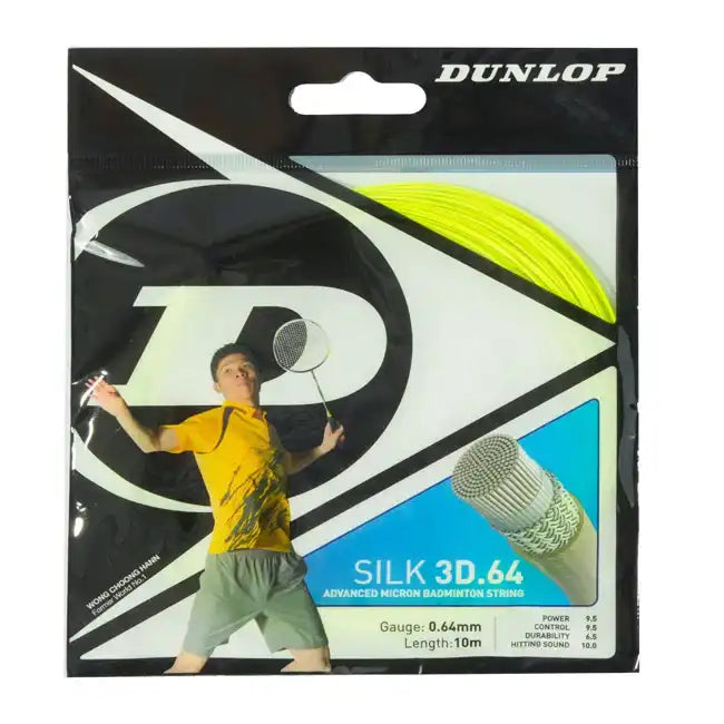 Dunlop Silk 3D.64 Badminton String-The Racquet Shop-Shop Online in UAE, Saudi Arabia, Kuwait, Oman, Bahrain and Qatar