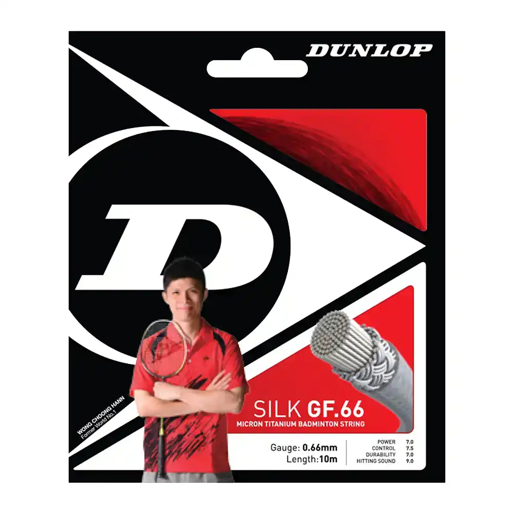 Dunlop Silk GF.66 Org Badminton String-The Racquet Shop-Shop Online in UAE, Saudi Arabia, Kuwait, Oman, Bahrain and Qatar