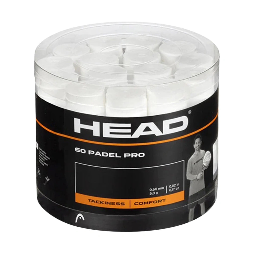 Head Padel Pro Tennis Overgrip (60 pack)-The Racquet Shop-Shop Online in UAE, Saudi Arabia, Kuwait, Oman, Bahrain and Qatar