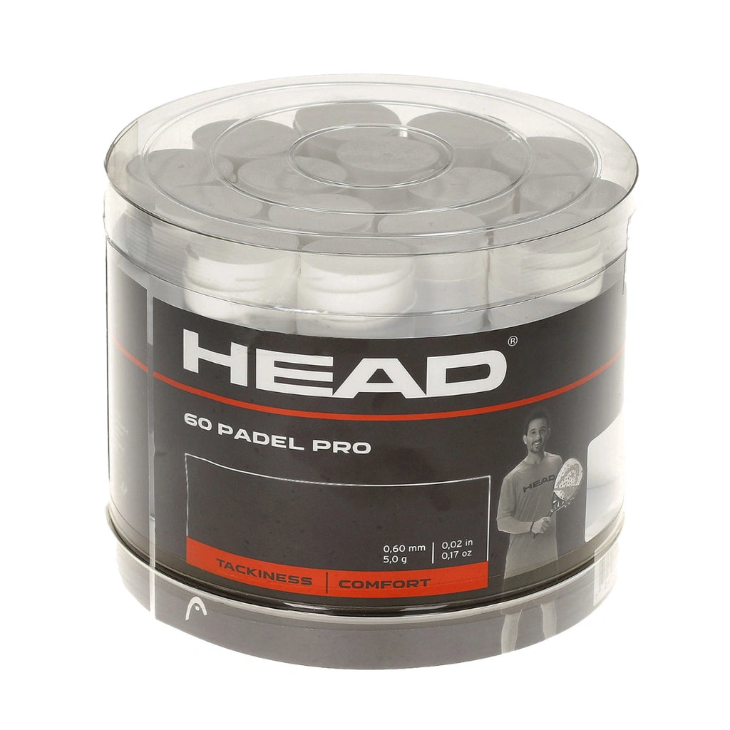 Head Padel Pro Tennis Overgrip (60 pack)-The Racquet Shop-Shop Online in UAE, Saudi Arabia, Kuwait, Oman, Bahrain and Qatar