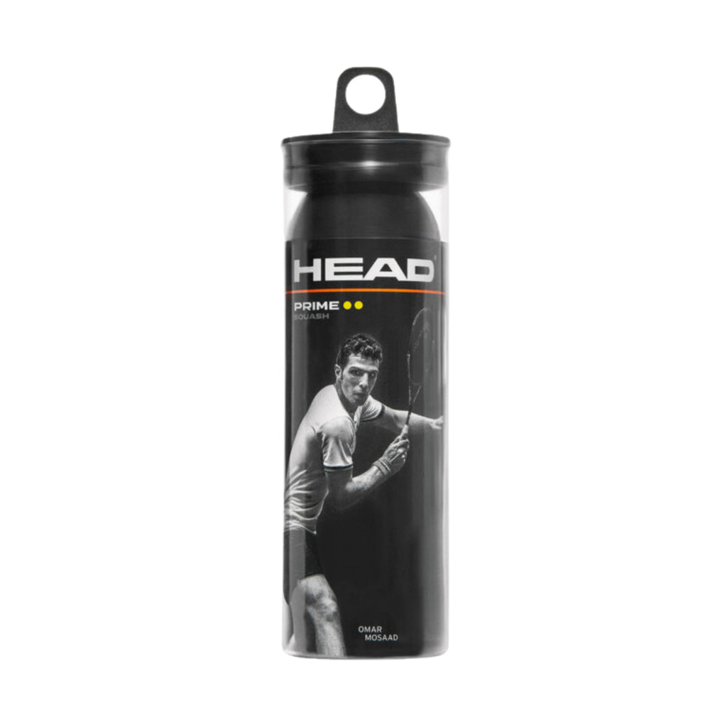 Head Prime Squash Balls (3 Pack)-The Racquet Shop-Shop Online in UAE, Saudi Arabia, Kuwait, Oman, Bahrain and Qatar