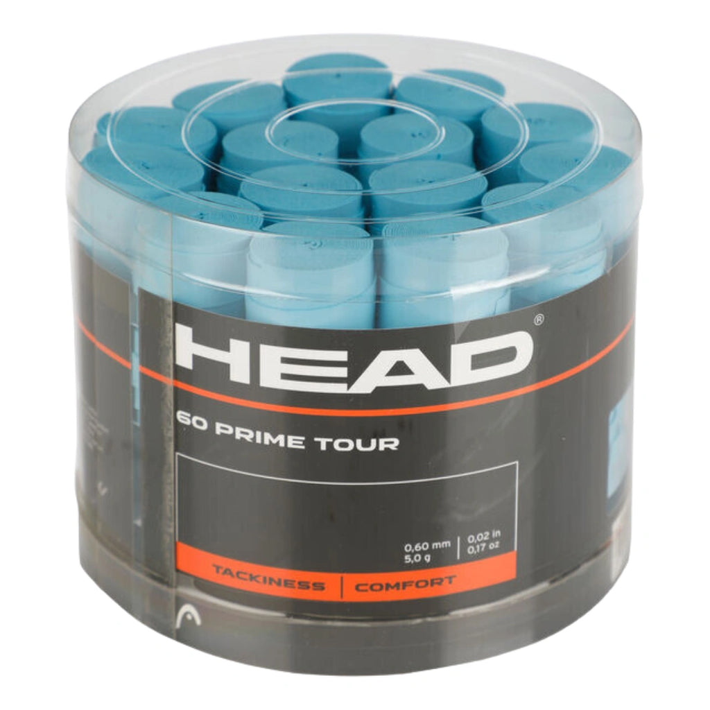 Head Prime Tour Tennis Overgrip (60 Pack)-The Racquet Shop-Shop Online in UAE, Saudi Arabia, Kuwait, Oman, Bahrain and Qatar