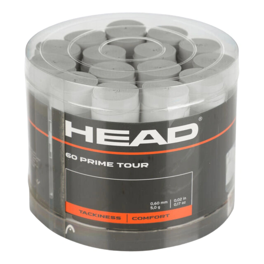 Head Prime Tour Tennis Overgrip (60 Pack)-The Racquet Shop-Shop Online in UAE, Saudi Arabia, Kuwait, Oman, Bahrain and Qatar