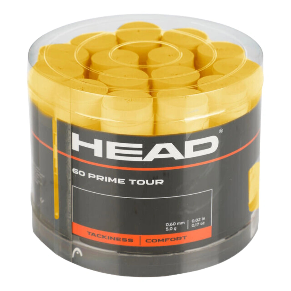 Head Prime Tour Tennis Overgrip (60 Pack)-The Racquet Shop-Shop Online in UAE, Saudi Arabia, Kuwait, Oman, Bahrain and Qatar