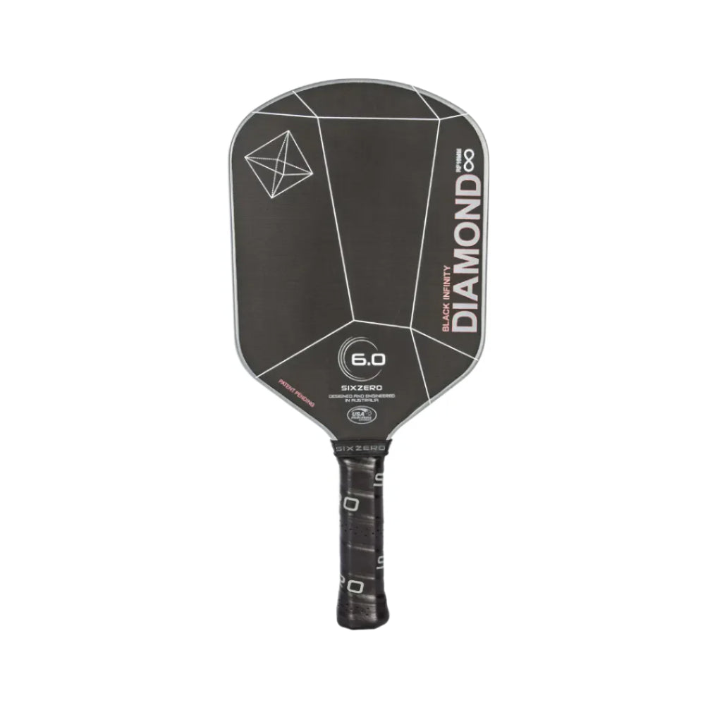 Six Zero Infinity Edgeless Black Diamond Power Pickleball Paddle-The Racquet Shop-Shop Online in UAE, Saudi Arabia, Kuwait, Oman, Bahrain and Qatar