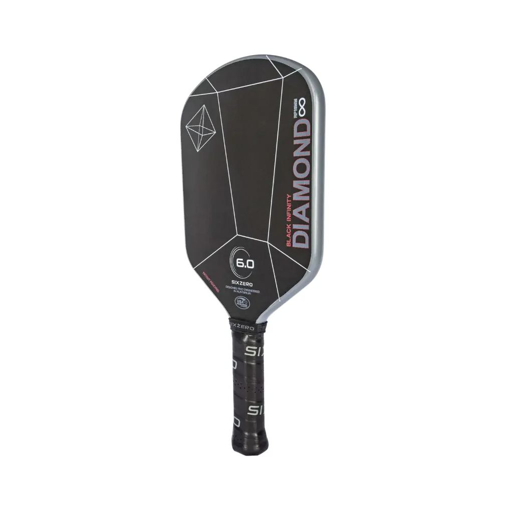 Six Zero Infinity Edgeless Black Diamond Power Pickleball Paddle-The Racquet Shop-Shop Online in UAE, Saudi Arabia, Kuwait, Oman, Bahrain and Qatar