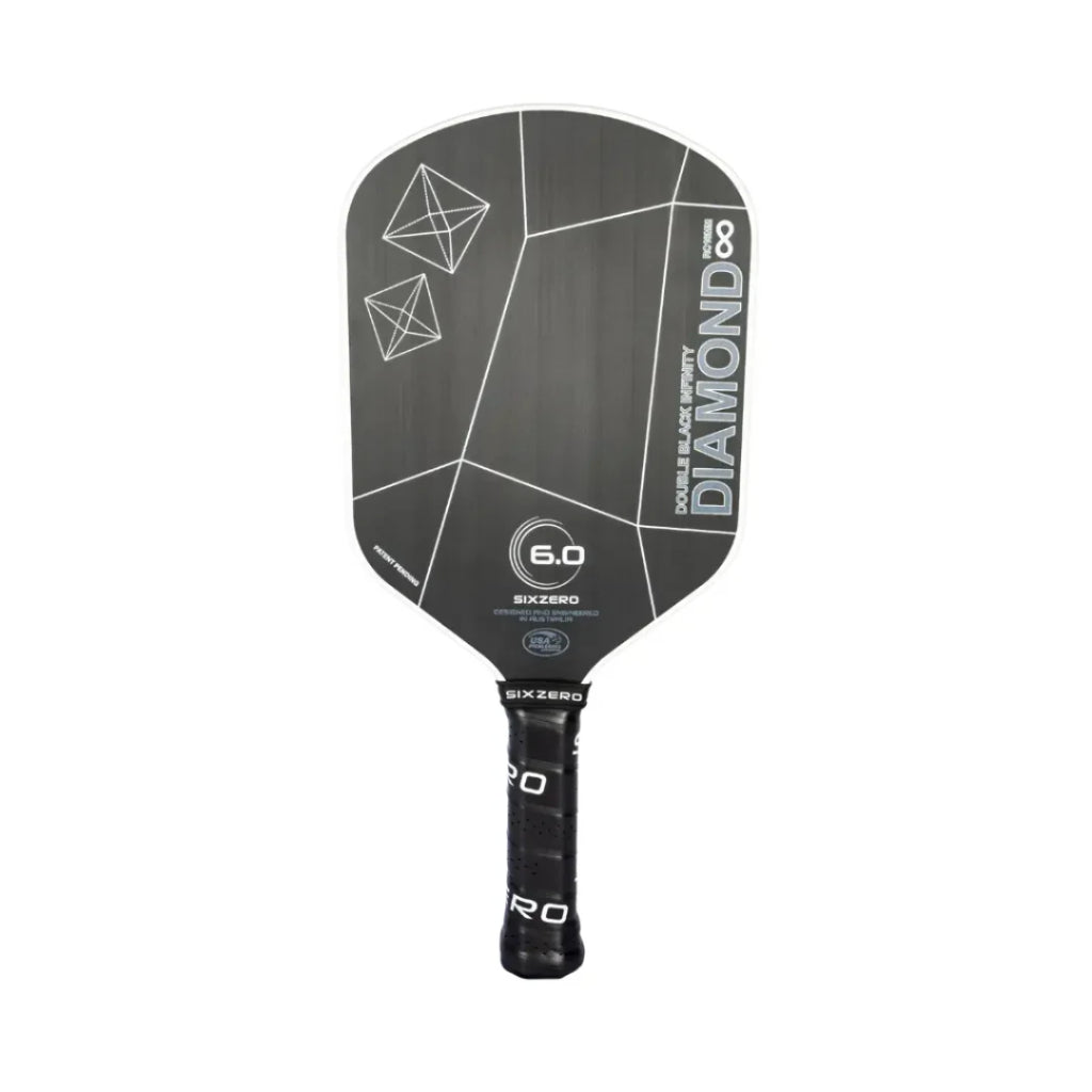 Six Zero Infinity Edgeless Double Black Diamond Control Pickleball Paddle-The Racquet Shop-Shop Online in UAE, Saudi Arabia, Kuwait, Oman, Bahrain and Qatar