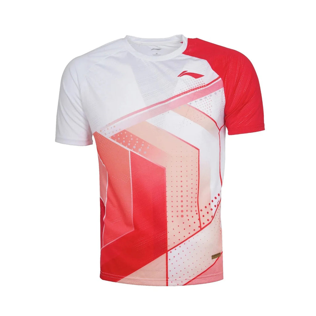 Li-Ning Isometric T-Shirt-The Racquet Shop-Shop Online in UAE, Saudi Arabia, Kuwait, Oman, Bahrain and Qatar