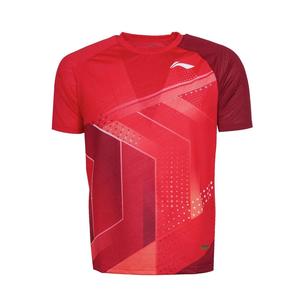 Li-Ning Isometric T-Shirt-The Racquet Shop-Shop Online in UAE, Saudi Arabia, Kuwait, Oman, Bahrain and Qatar