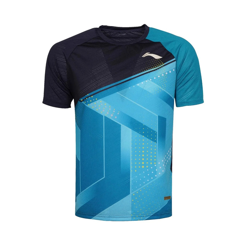 Li-Ning Isometric T-Shirt-The Racquet Shop-Shop Online in UAE, Saudi Arabia, Kuwait, Oman, Bahrain and Qatar