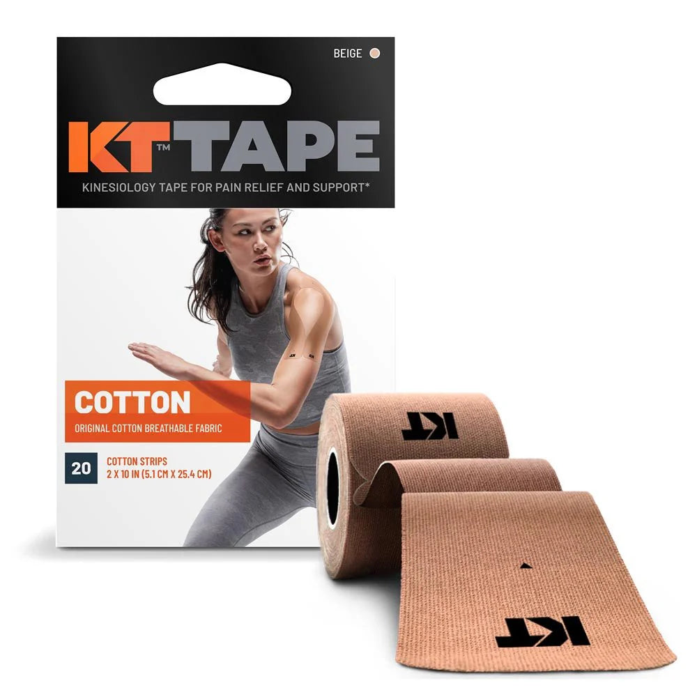 KT Original Tape Precut (5 x 25cm) - 20 pcs-The Racquet Shop-Shop Online in UAE, Saudi Arabia, Kuwait, Oman, Bahrain and Qatar