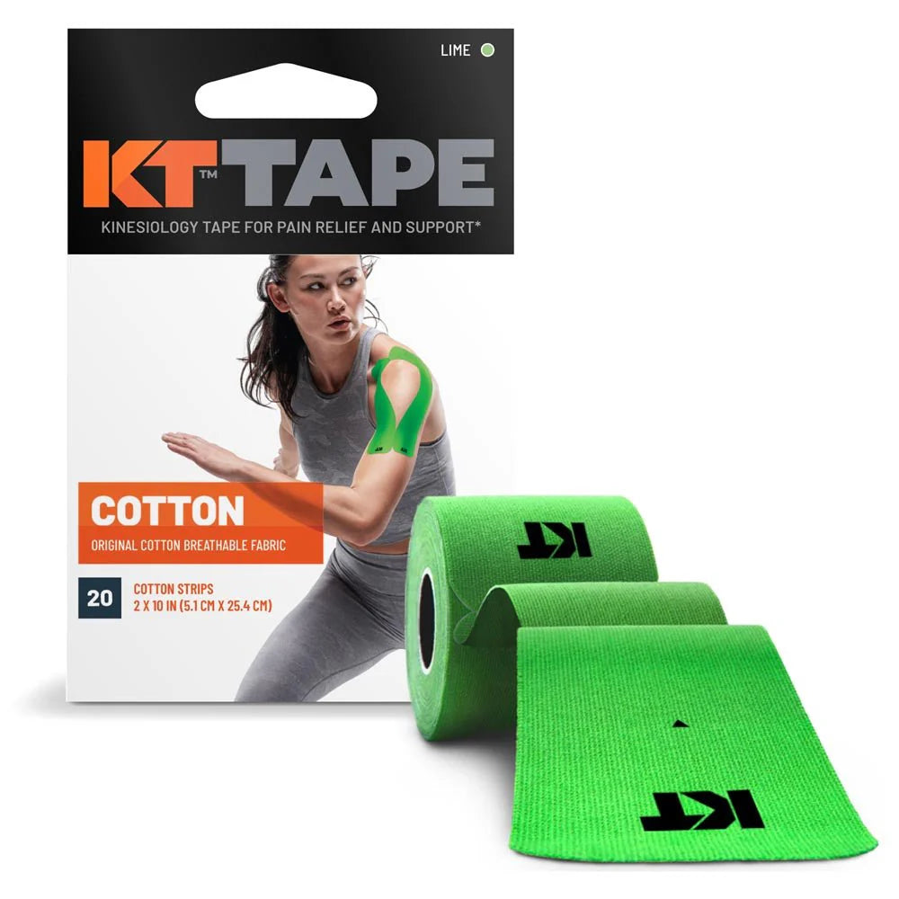 KT Original Tape Precut (5 x 25cm) - 20 pcs-The Racquet Shop-Shop Online in UAE, Saudi Arabia, Kuwait, Oman, Bahrain and Qatar