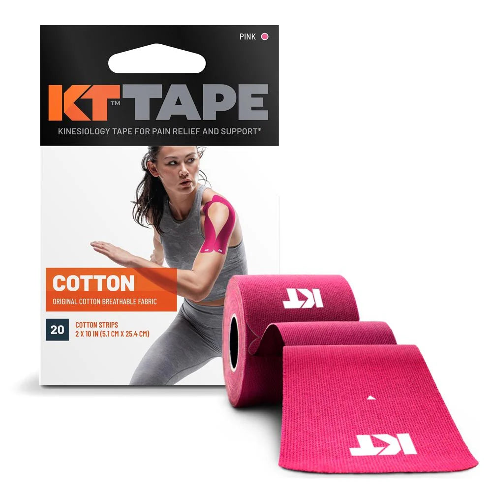 KT Original Tape Precut (5 x 25cm) - 20 pcs-The Racquet Shop-Shop Online in UAE, Saudi Arabia, Kuwait, Oman, Bahrain and Qatar