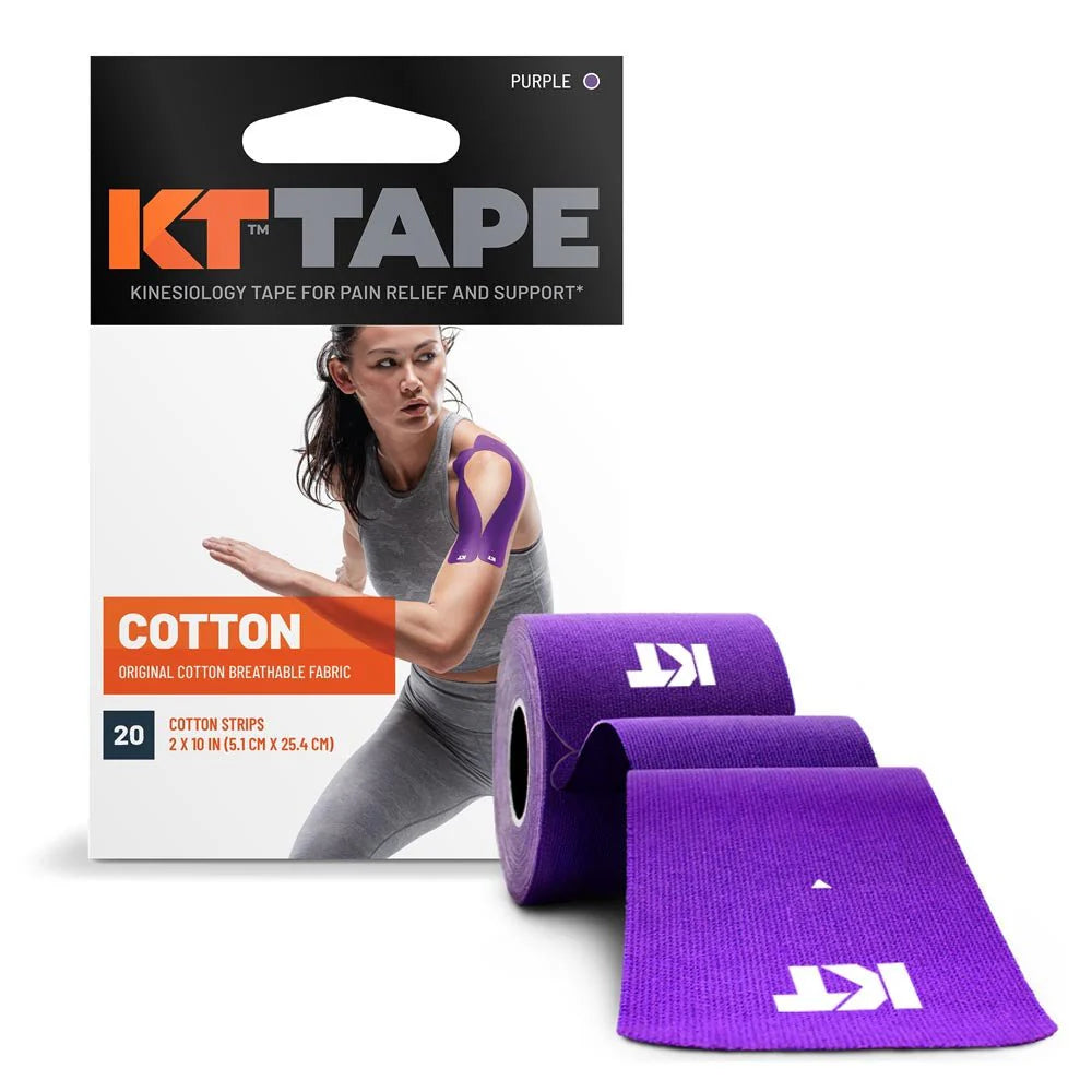 KT Original Tape Precut (5 x 25cm) - 20 pcs-The Racquet Shop-Shop Online in UAE, Saudi Arabia, Kuwait, Oman, Bahrain and Qatar