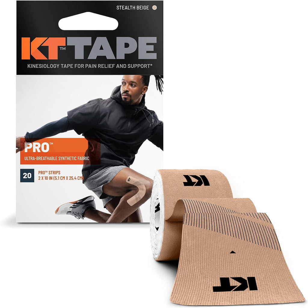 KT Pro Tape Precut (5 x 25cm) - 20 pcs-The Racquet Shop-Shop Online in UAE, Saudi Arabia, Kuwait, Oman, Bahrain and Qatar