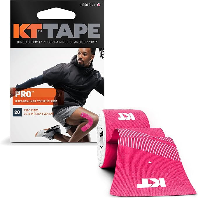 KT Pro Tape Precut (5 x 25cm) - 20 pcs-The Racquet Shop-Shop Online in UAE, Saudi Arabia, Kuwait, Oman, Bahrain and Qatar