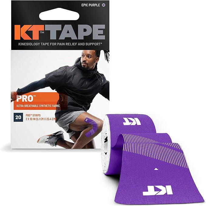 KT Pro Tape Precut (5 x 25cm) - 20 pcs-The Racquet Shop-Shop Online in UAE, Saudi Arabia, Kuwait, Oman, Bahrain and Qatar