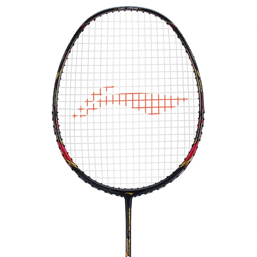 Li-Ning Aeronaut 7000 Combat Badminton Racquet (Black/Red)-The Racquet Shop-Shop Online in UAE, Saudi Arabia, Kuwait, Oman, Bahrain and Qatar