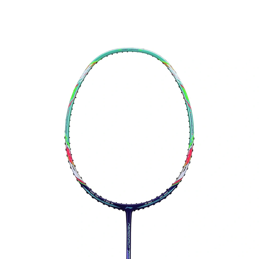 Li-Ning Aeronaut 7000 Instinct Badminton Racquet (Cyan/Purple)-The Racquet Shop-Shop Online in UAE, Saudi Arabia, Kuwait, Oman, Bahrain and Qatar