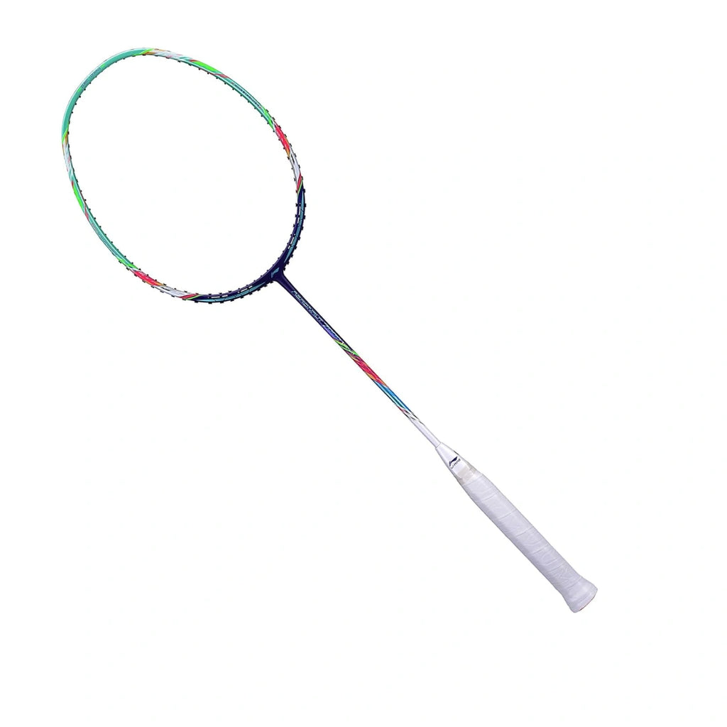 Cyan Li Ning Racket Li-Ning Aeronaut 7000 Instinct Badminton Racquet (Cyan/Purple)