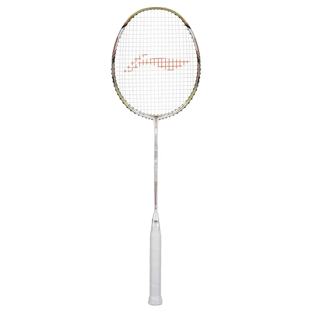 Li-Ning Aeronaut 9000 Badminton Racquet (White/Gold)-The Racquet Shop-Shop Online in UAE, Saudi Arabia, Kuwait, Oman, Bahrain and Qatar