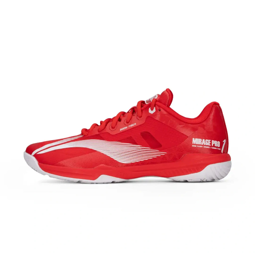 Li-Ning Mirage Pro Badminton Shoes - Firey Red-The Racquet Shop-Shop Online in UAE, Saudi Arabia, Kuwait, Oman, Bahrain and Qatar