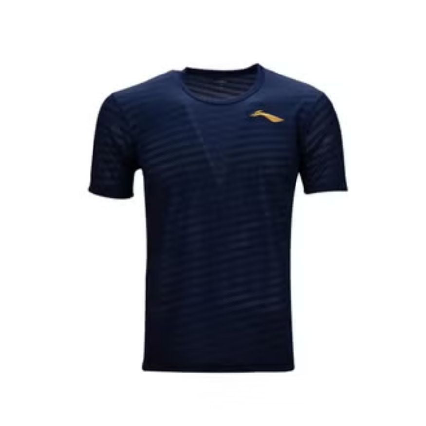 Li-Ning Essential 3D T-Shirt-The Racquet Shop-Shop Online in UAE, Saudi Arabia, Kuwait, Oman, Bahrain and Qatar