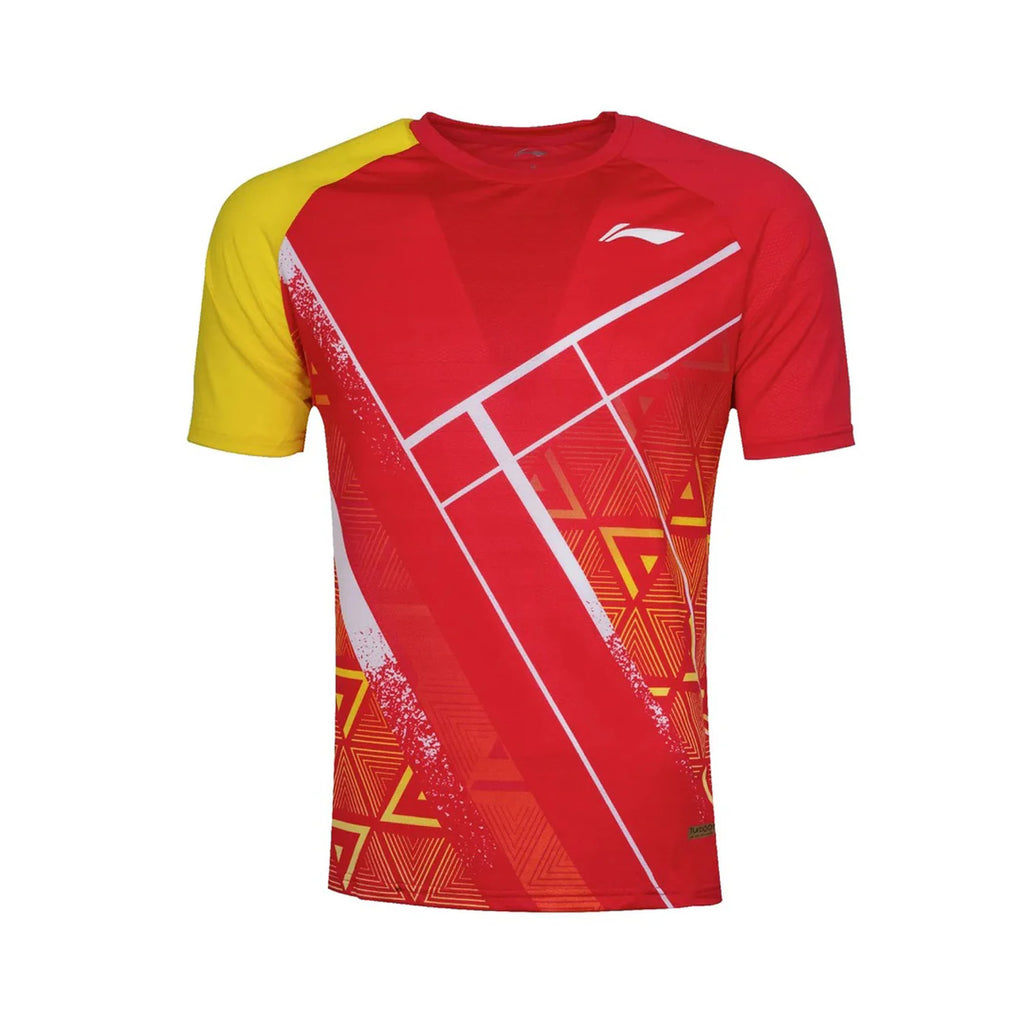 Li-Ning Median T-Shirt-The Racquet Shop-Shop Online in UAE, Saudi Arabia, Kuwait, Oman, Bahrain and Qatar