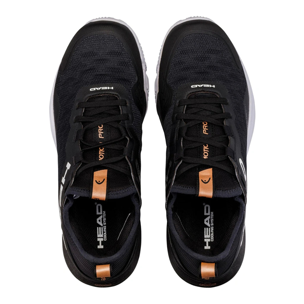 Head Motion Pro Mens Padel Shoes - Black/White-The Racquet Shop-Shop Online in UAE, Saudi Arabia, Kuwait, Oman, Bahrain and Qatar