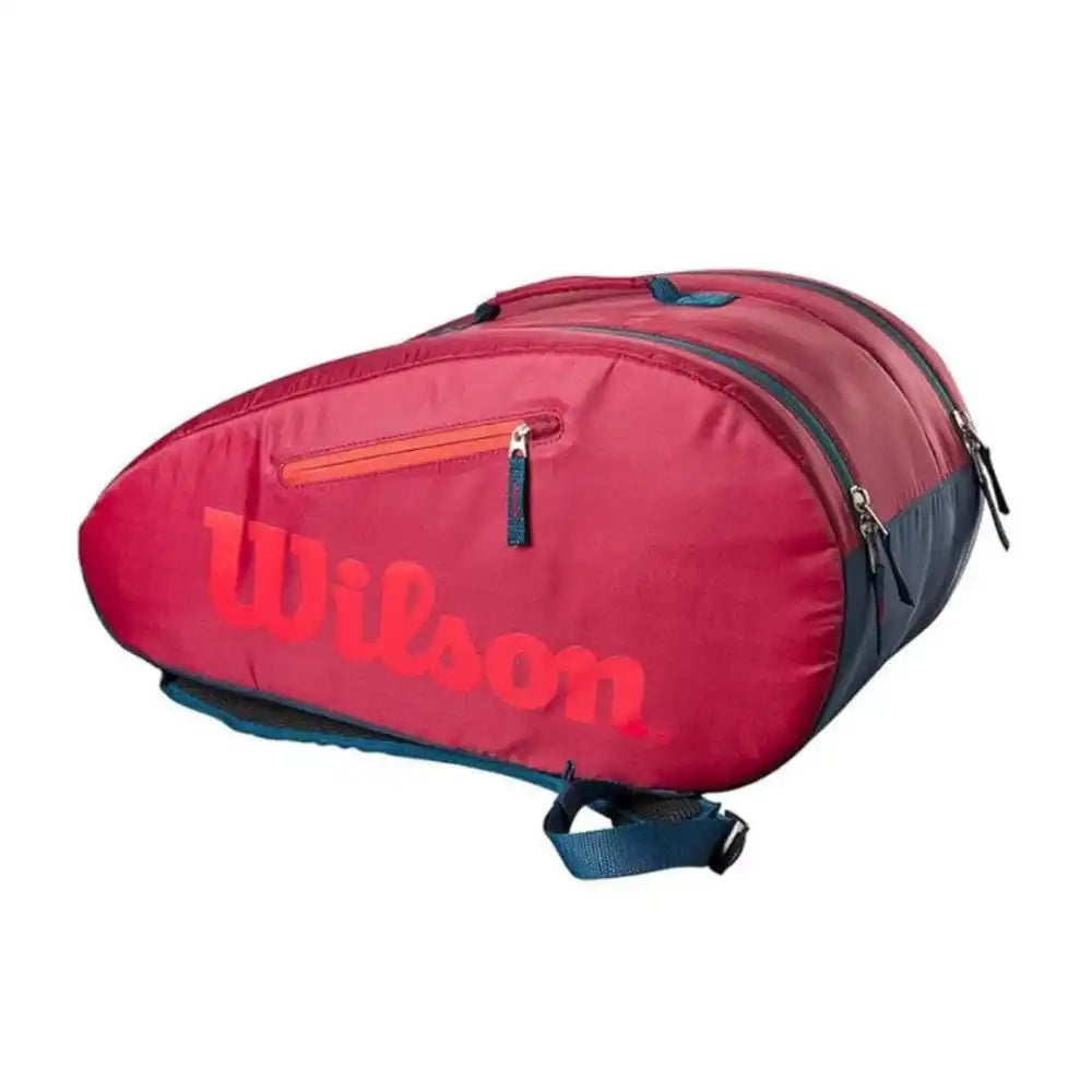 Wilson Junior Padel Bag - Red/infrared-The Racquet Shop-Shop Online in UAE, Saudi Arabia, Kuwait, Oman, Bahrain and Qatar