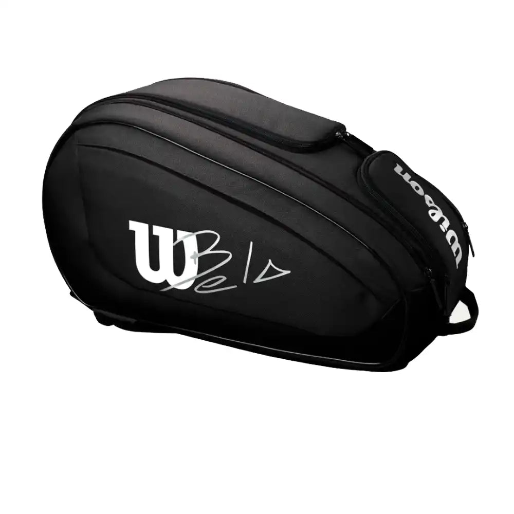 Wilson Bela DNA Super Tour Padel Bag - Black-The Racquet Shop-Shop Online in UAE, Saudi Arabia, Kuwait, Oman, Bahrain and Qatar