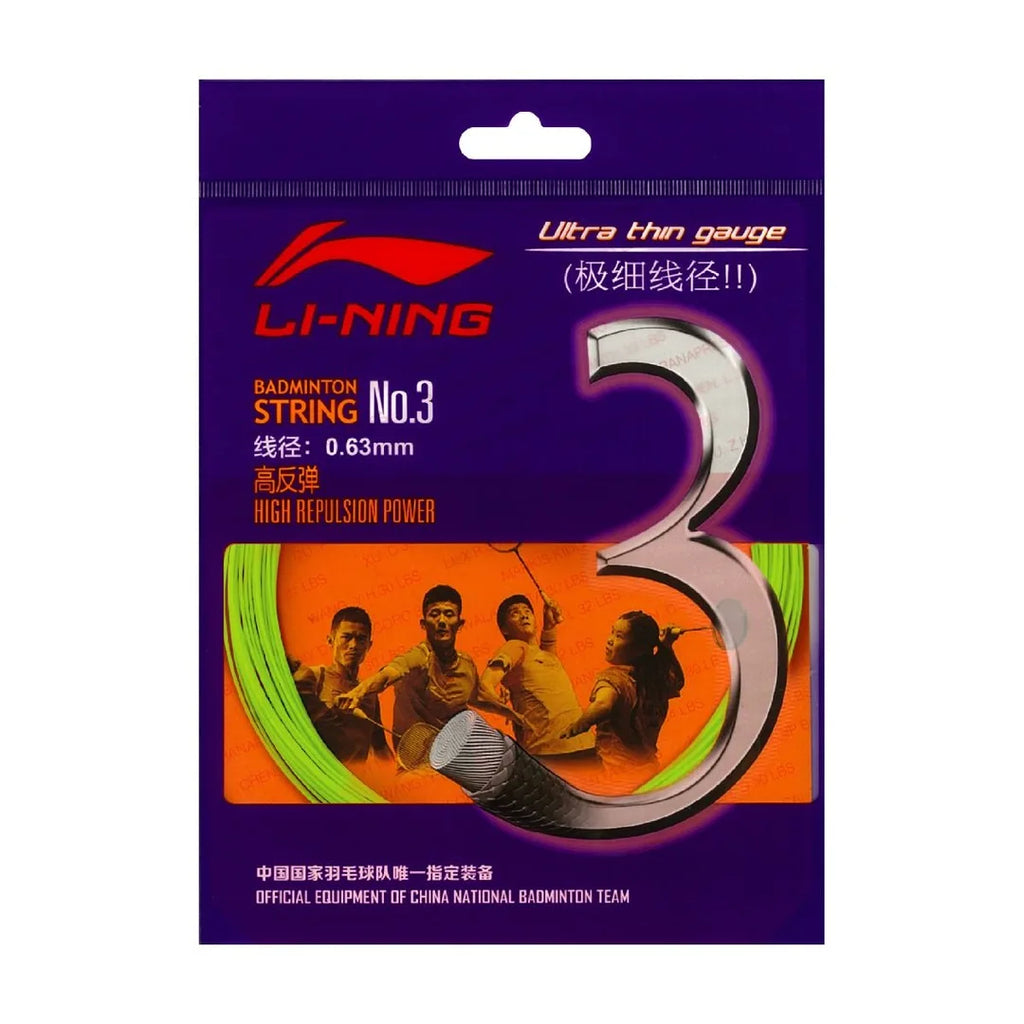 Li-Ning No. 3 Badminton String-The Racquet Shop-Shop Online in UAE, Saudi Arabia, Kuwait, Oman, Bahrain and Qatar