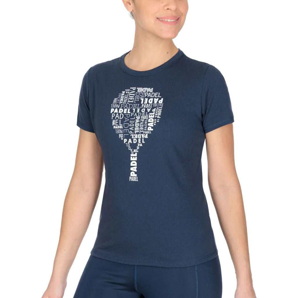 Head Padel Typo T-shirt Women-The Racquet Shop-Shop Online in UAE, Saudi Arabia, Kuwait, Oman, Bahrain and Qatar