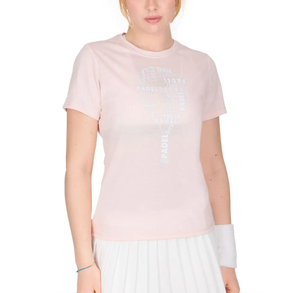 Head Padel Typo T-shirt Women-The Racquet Shop-Shop Online in UAE, Saudi Arabia, Kuwait, Oman, Bahrain and Qatar