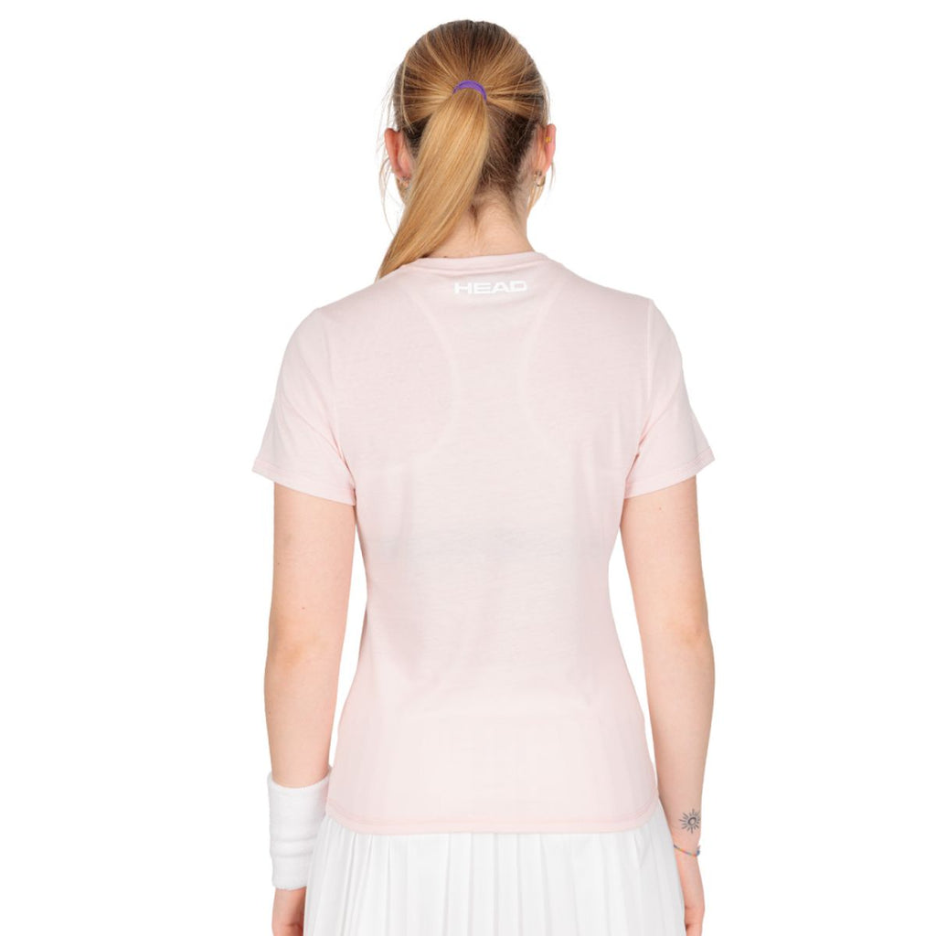 Head Padel Typo T-shirt Women-The Racquet Shop-Shop Online in UAE, Saudi Arabia, Kuwait, Oman, Bahrain and Qatar