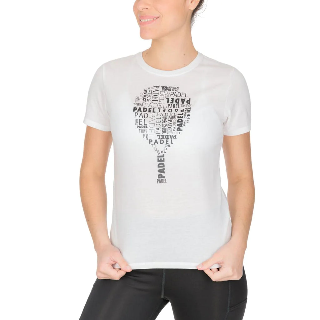 Head Padel Typo T-shirt Women-The Racquet Shop-Shop Online in UAE, Saudi Arabia, Kuwait, Oman, Bahrain and Qatar