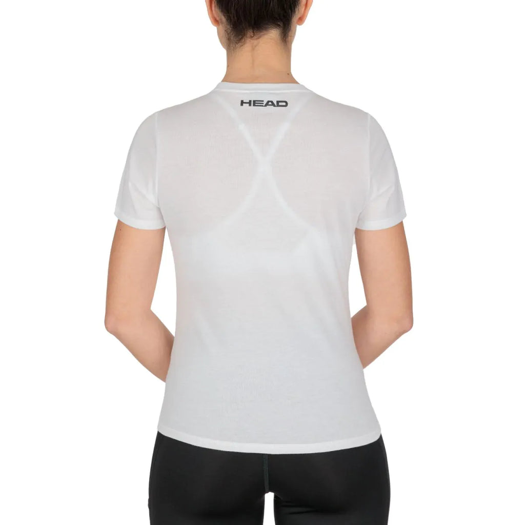 Head Padel Typo T-shirt Women-The Racquet Shop-Shop Online in UAE, Saudi Arabia, Kuwait, Oman, Bahrain and Qatar