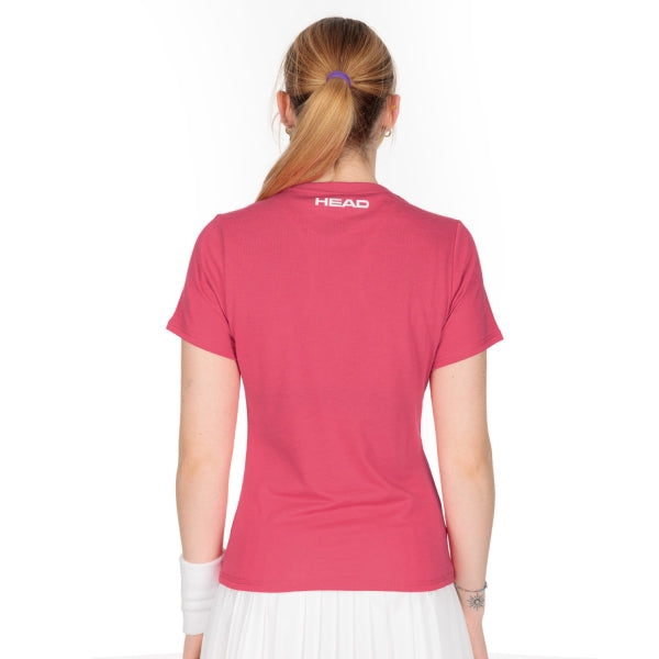 Head Padel Typo T-shirt Women-The Racquet Shop-Shop Online in UAE, Saudi Arabia, Kuwait, Oman, Bahrain and Qatar