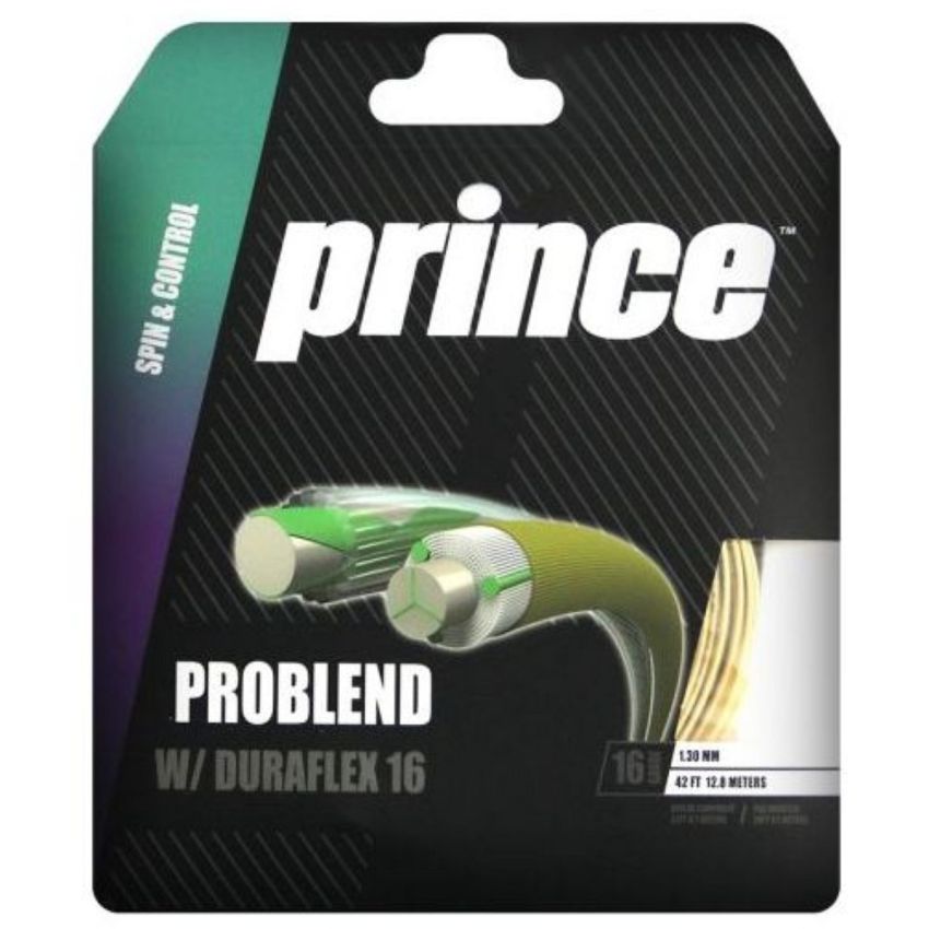 Prince Pro Blend 16 Tennis String - Black-The Racquet Shop-Shop Online in UAE, Saudi Arabia, Kuwait, Oman, Bahrain and Qatar