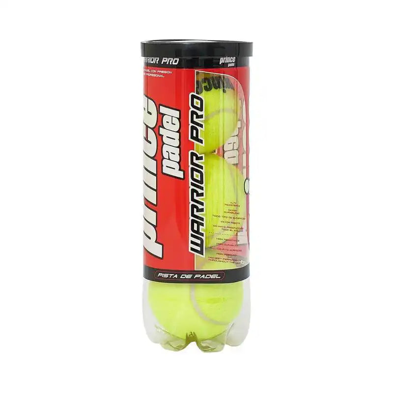 Prince Padel Warrior Pro Ball - 3 Ball Can-The Racquet Shop-Shop Online in UAE, Saudi Arabia, Kuwait, Oman, Bahrain and Qatar