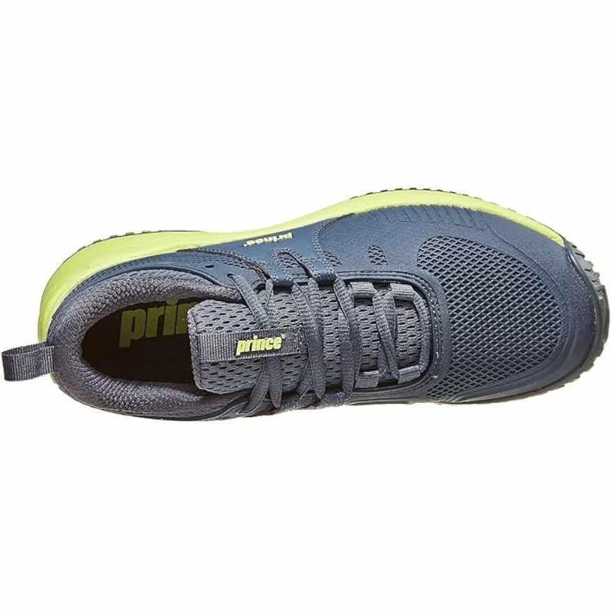 Prince Women's Venom Tennis Shoes - Slate/Lime-The Racquet Shop-Shop Online in UAE, Saudi Arabia, Kuwait, Oman, Bahrain and Qatar