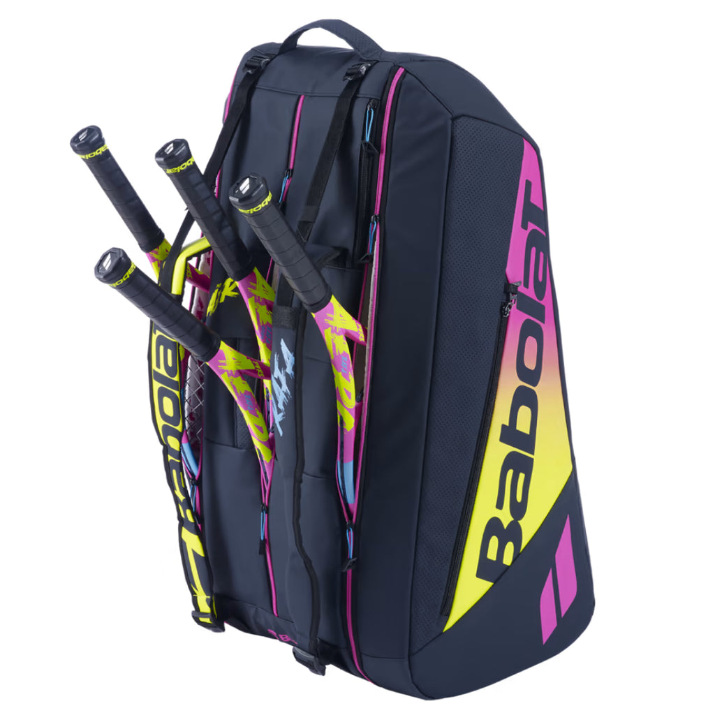 Babolat RH12 Pure Aero Rafa Tennis Bag-The Racquet Shop-Shop Online in UAE, Saudi Arabia, Kuwait, Oman, Bahrain and Qatar