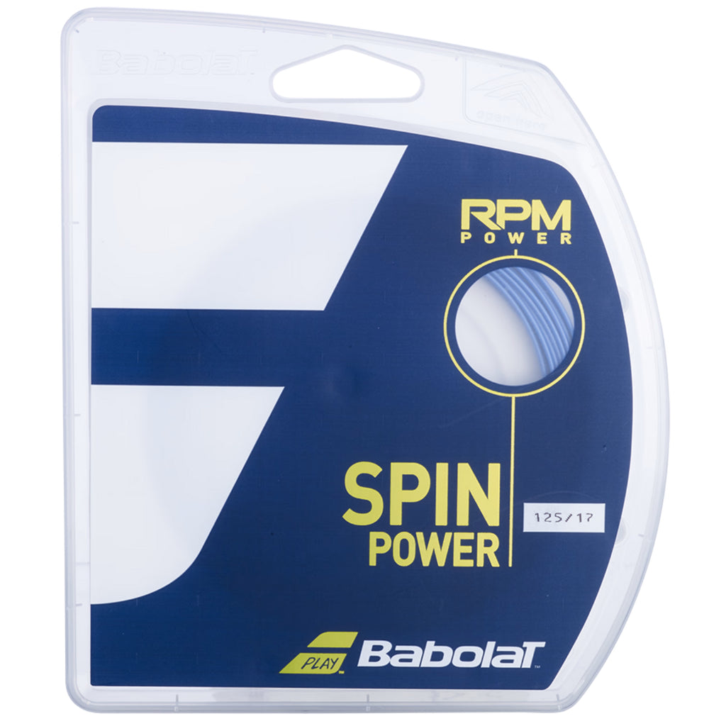 Babolat RPM Power 12M Tennis String - Electric Blue-The Racquet Shop-Shop Online in UAE, Saudi Arabia, Kuwait, Oman, Bahrain and Qatar