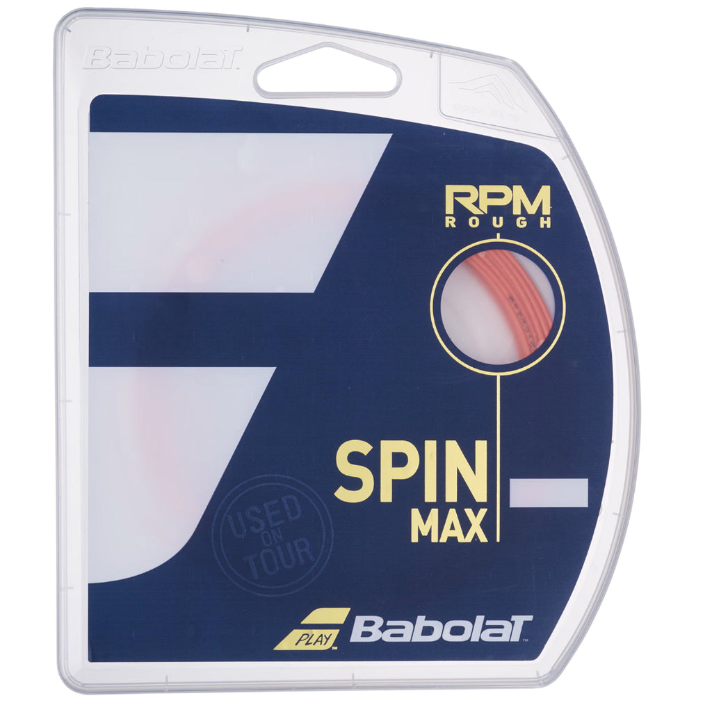 Babolat RPM Rough 12M Tennis String - Fluo Red-The Racquet Shop-Shop Online in UAE, Saudi Arabia, Kuwait, Oman, Bahrain and Qatar