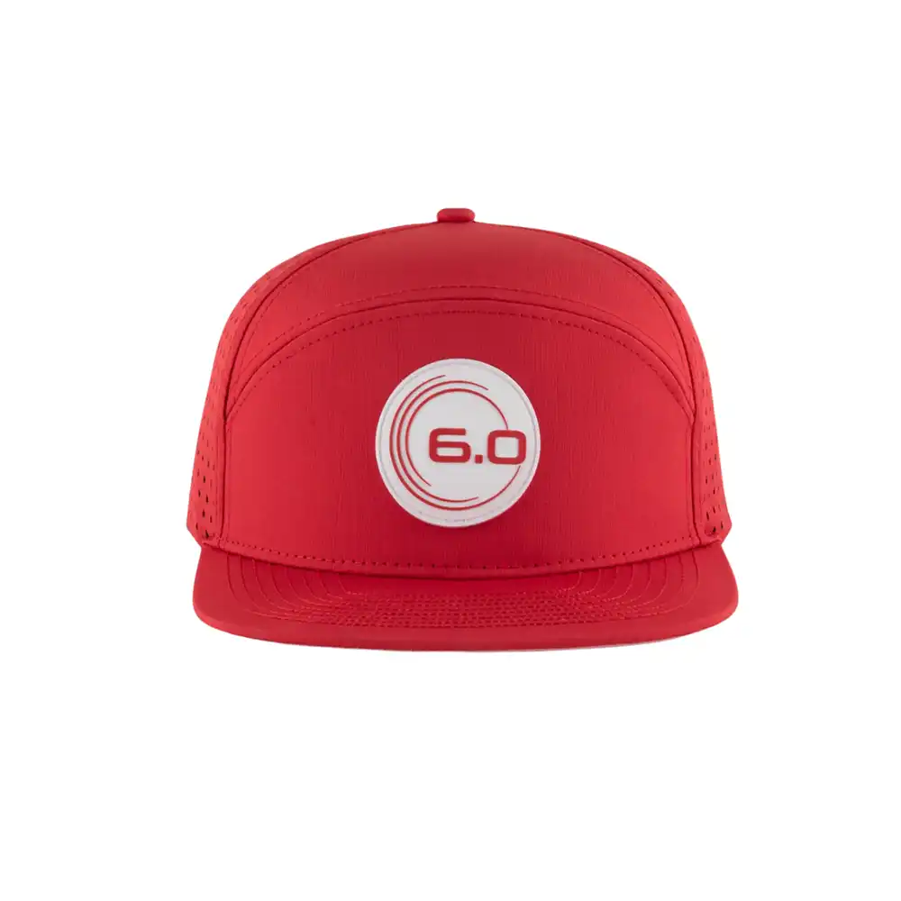 Six Zero Outback SnapBack Cap - Red-The Racquet Shop-Shop Online in UAE, Saudi Arabia, Kuwait, Oman, Bahrain and Qatar