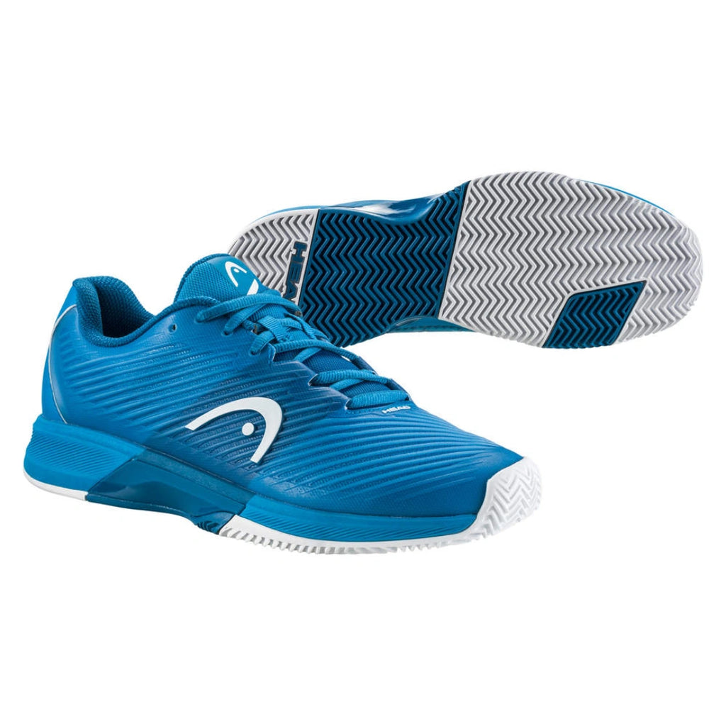 Head Revolt Pro 4.0 Mens Padel Shoes - Blue/White-The Racquet Shop-Shop Online in UAE, Saudi Arabia, Kuwait, Oman, Bahrain and Qatar