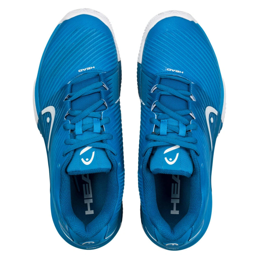 Head Revolt Pro 4.0 Mens Padel Shoes - Blue/White-The Racquet Shop-Shop Online in UAE, Saudi Arabia, Kuwait, Oman, Bahrain and Qatar