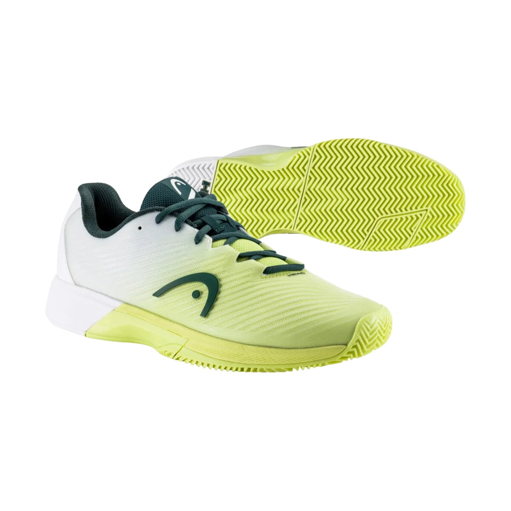 Head Revolt Pro 4.0 Mens Padel Shoes - Light Green/White-The Racquet Shop-Shop Online in UAE, Saudi Arabia, Kuwait, Oman, Bahrain and Qatar