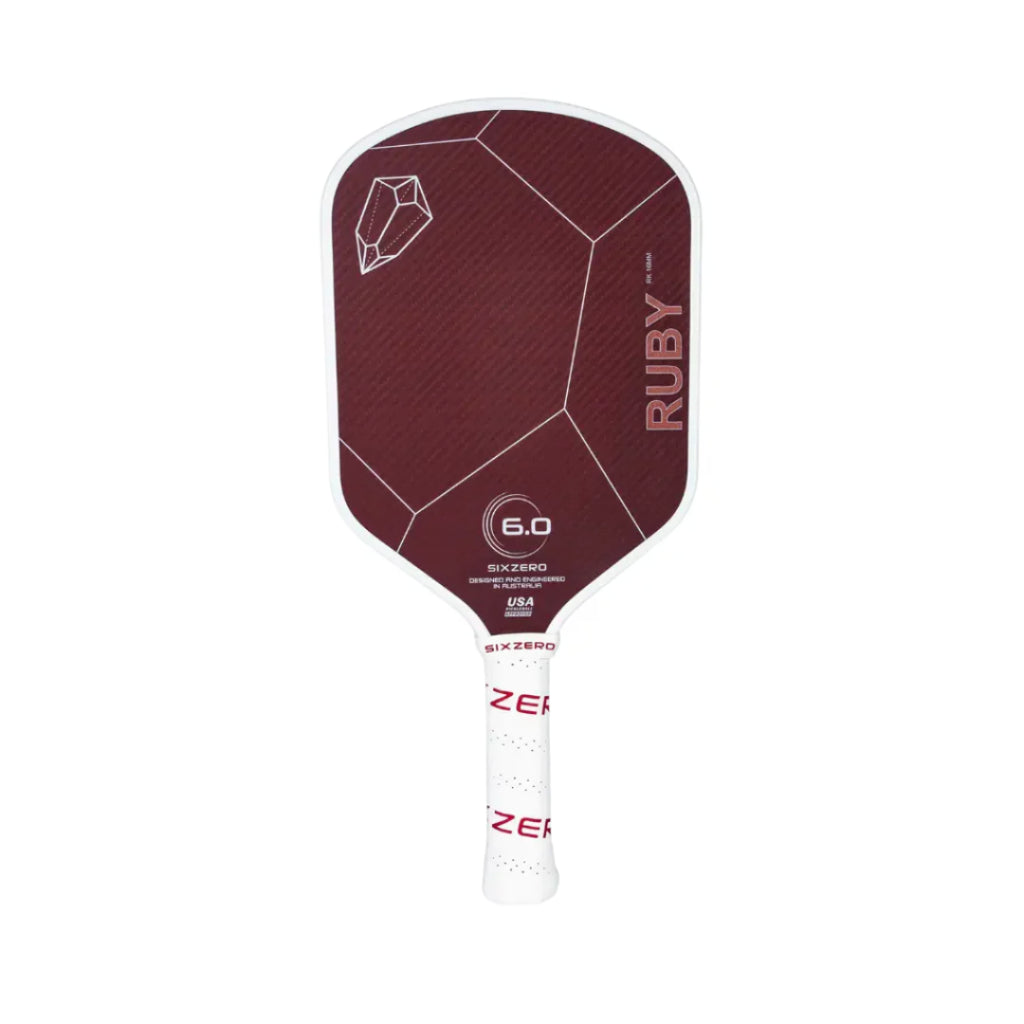 Six Zero Ruby Pickleball Paddle-The Racquet Shop-Shop Online in UAE, Saudi Arabia, Kuwait, Oman, Bahrain and Qatar